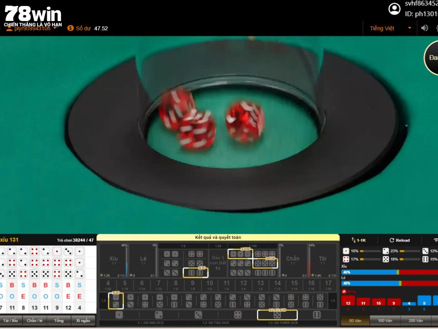 Thông tin chung về tựa game tài xỉu 78win